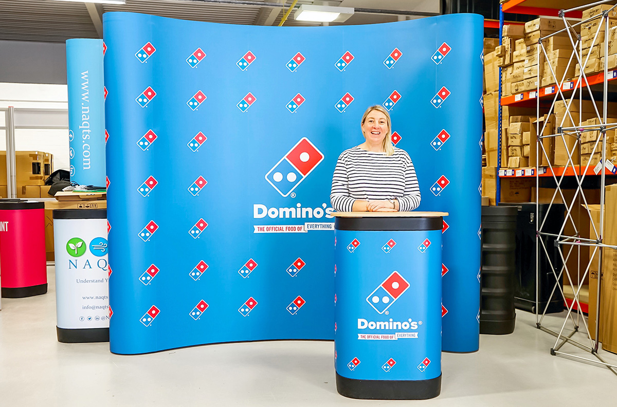 Domino's Pizza Banner Signage Example