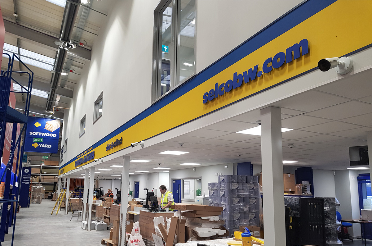 Selco Builders Warehouse Bespoke Architectural Signage