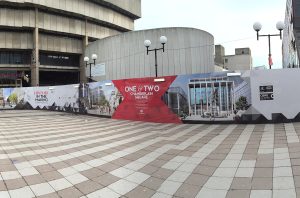 Chamberlain Square Hoarding External Signage Example 4