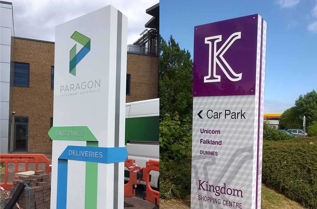 Paragon and Kingdom Shopping Centre Monolith and Totems External Signage 2