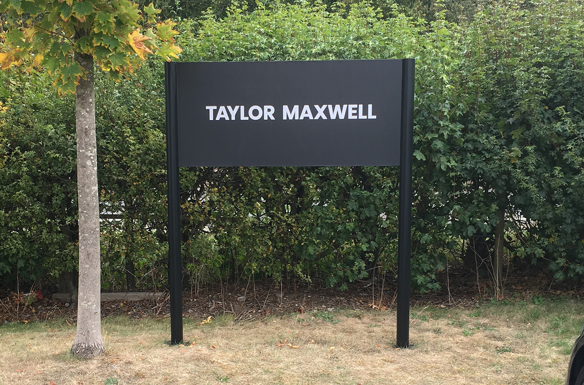 Taylor Maxwell Post Panel External Signage Example 5