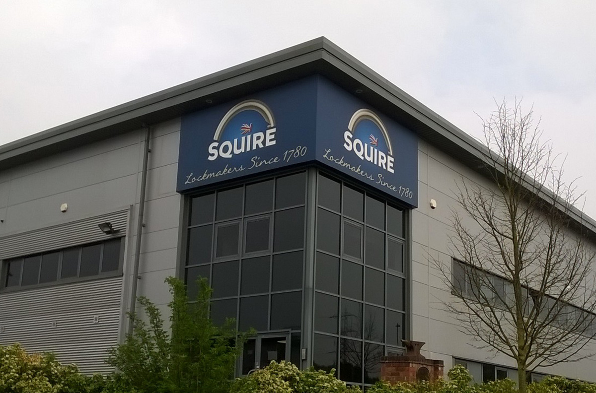Squire Lockmakers External Sign Skin
