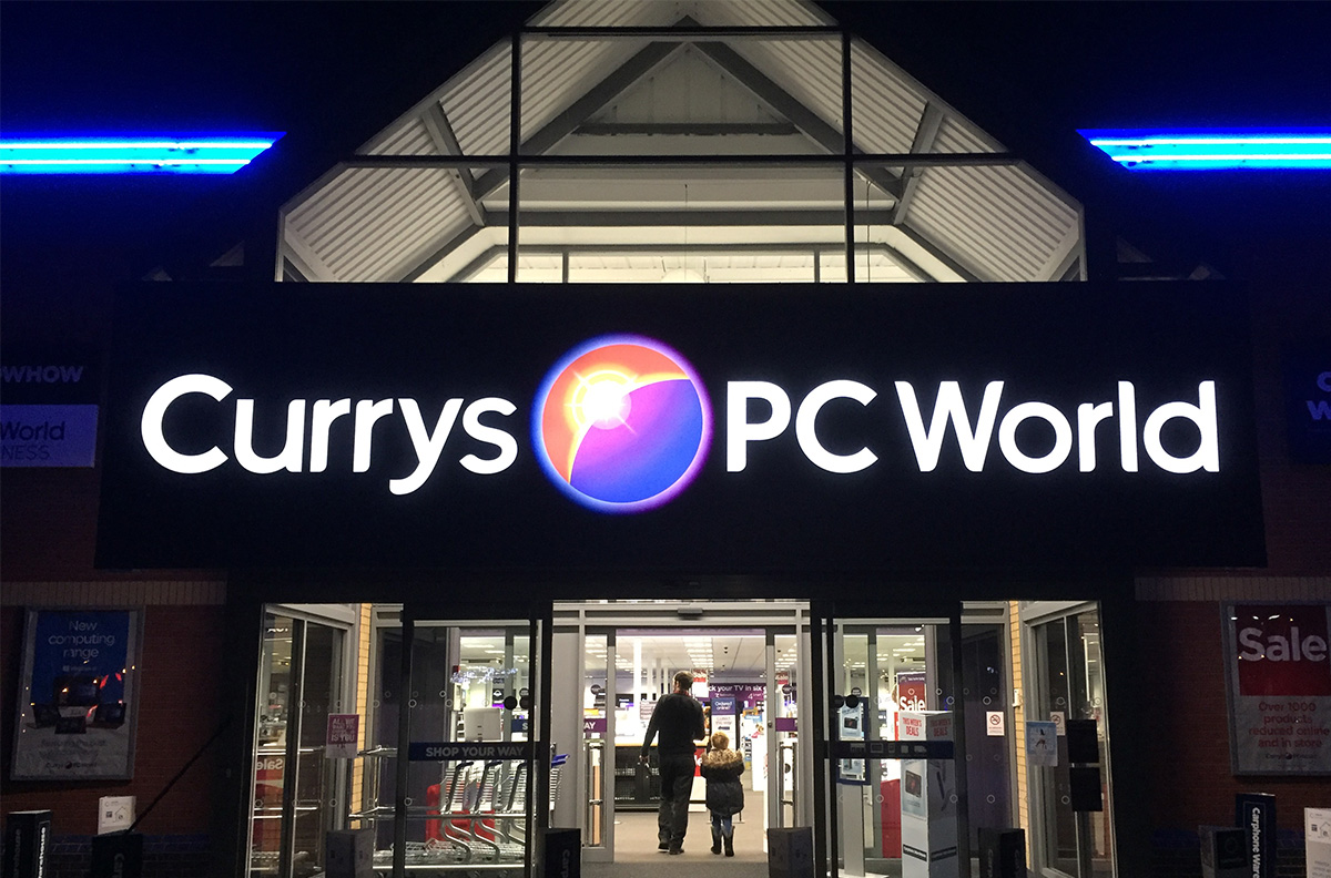 Currys PC World External Sign Skin